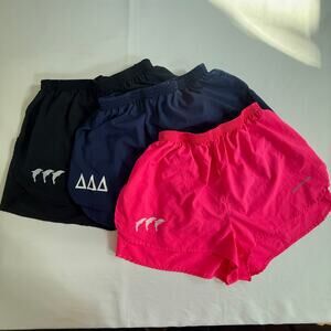 B.O.A. Running shorts Small 100% micro polyester Pink, Blue and Black Bundle
